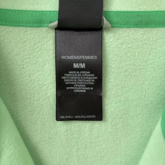 The North Face Women's Glacier 1/4 Zip Lightweight Fleece Pullover Size M Green - Picture 6 of 11